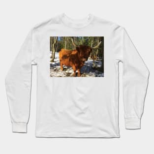 Scottish Highland Cattle Cow 1953 Long Sleeve T-Shirt